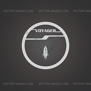 Rocket space - vector image