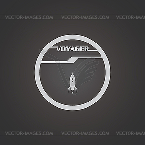 Rocket space - stock vector clipart