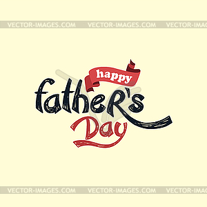 Happy father day - royalty-free vector image