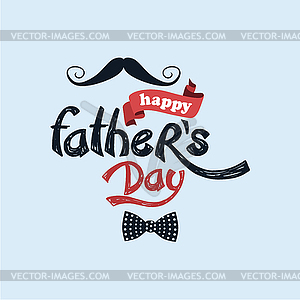 Happy father day - vector EPS clipart