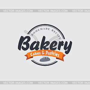 Bakery label - vector clipart