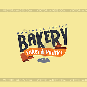 Bakery label - royalty-free vector image