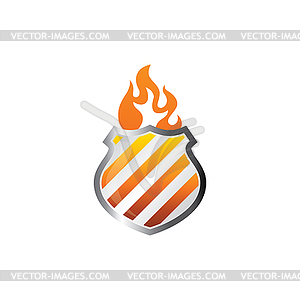 Protector shield - vector clip art