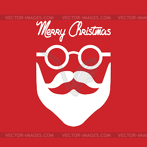 Merry christmas happy new year - royalty-free vector clipart