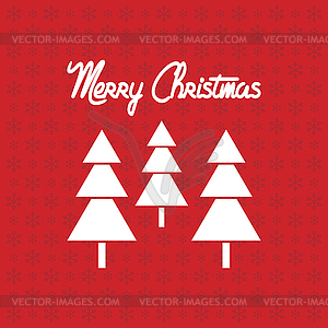 Merry christmas happy new year - vector clipart