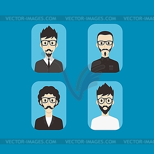 Avatar portrait cartoon - vector EPS clipart