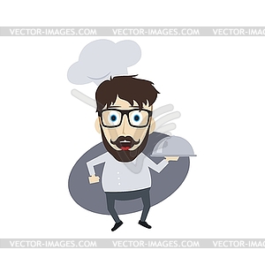 Master chef cartoon - vector image