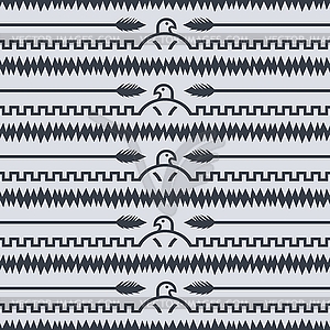 Native ethnic background art - vector clipart
