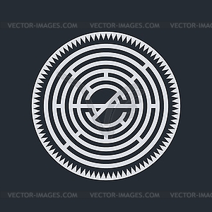 Native ethnic art symbol - vector clipart