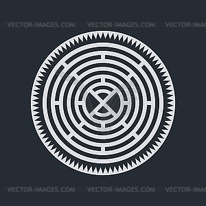 Native ethnic art symbol - vector image