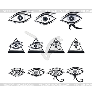 Horus eye - vector clipart / vector image