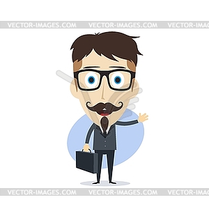 Businessman cartoon - vector image