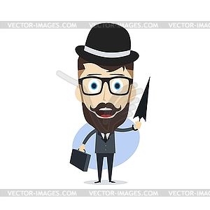 Businessman cartoon - vector image