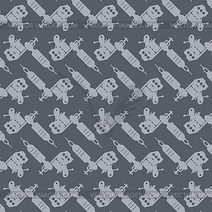 Tattoo machine theme - vector image