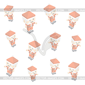 Merry christmas santa claus - vector EPS clipart