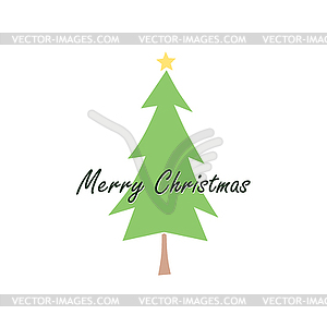 Merry christmas - vector clip art