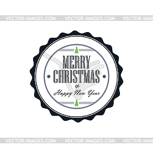 Merry christmas - vector clipart