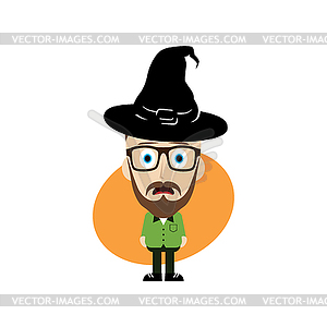 Halloween cartoon character - vector image