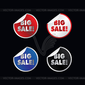 Sale label sticker - vector image