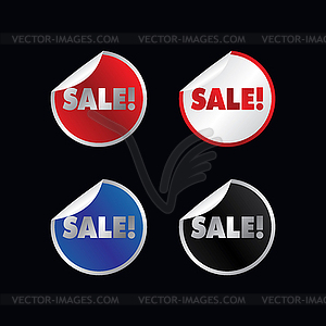 Sale label sticker - vector clipart