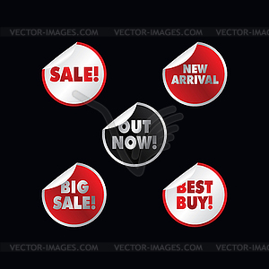 Sale label sticker - vector clipart / vector image
