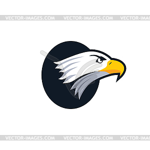 Bold eagle template - vector clip art