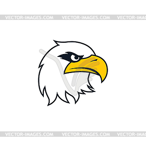 Bold eagle template - vector image