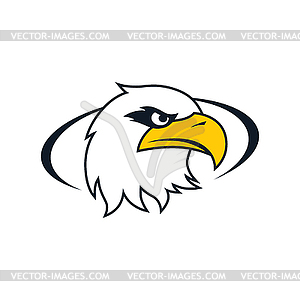 Bold eagle template - vector clip art