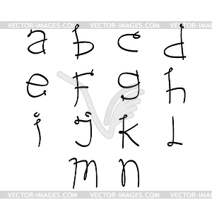 Alphabet set - vector image