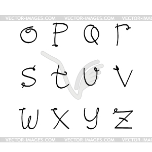 Alphabet set - vector clipart