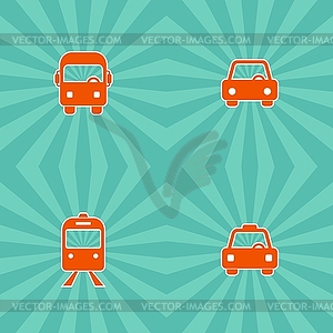 Vehicle icon - vector image