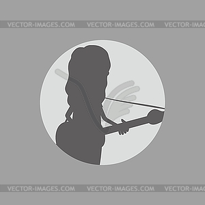 Silhouette man art - vector clip art