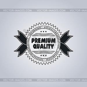 Product label sticker - vector image