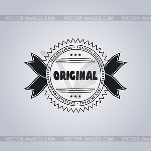 Product label sticker - vector clip art