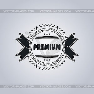 Product label sticker - vector image