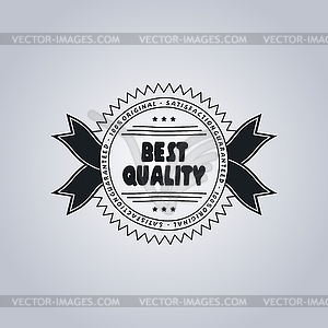 Product label sticker - vector image