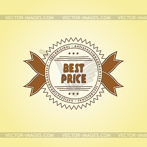 Product label sticker - vector clipart