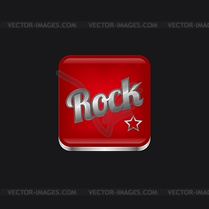 Music label sticker - vector image