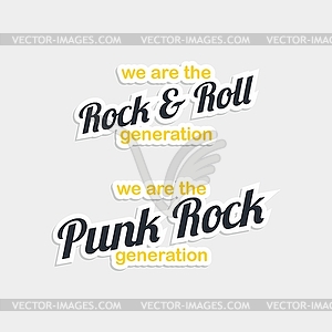 Music label sticker - vector clipart