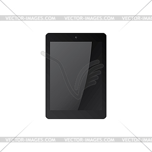 Black tablet mock up - vector clipart