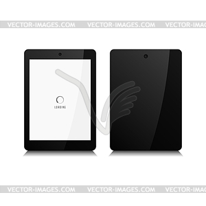 Tablet gadget multimedia - vector EPS clipart