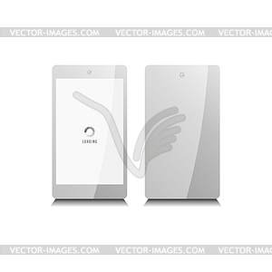 Tablet gadget multimedia - vector image