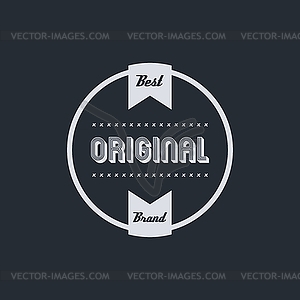 Original badge - vector clipart