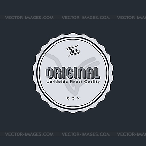 Original badge - vector clipart