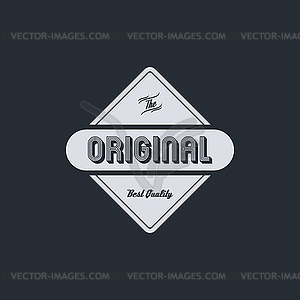 Original badge - vector clipart / vector image