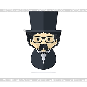 Tuxedo man - vector clipart