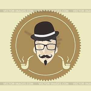 Cartoon guy avatar picture - vector image