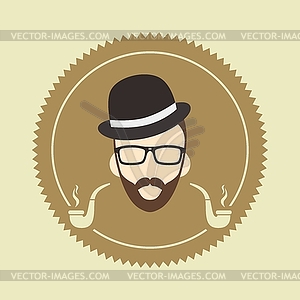 Cartoon guy avatar picture - vector image