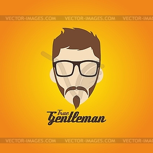 Hipster guy - vector image