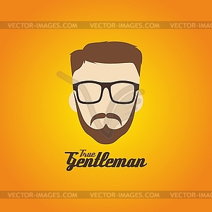 Hipster guy - vector image